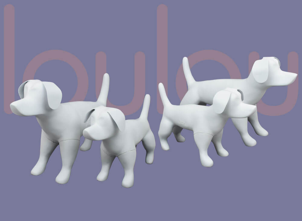 loulou_pet, dog display mannequins, kopek vitrin mankeni,