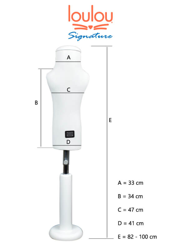 loulou yarim beden kopek mankeni olculeri, half body doq mannequin measurements